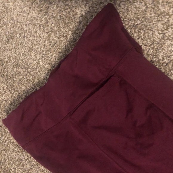 Zella Long Legging Burgandy Large - Picture 2 of 5